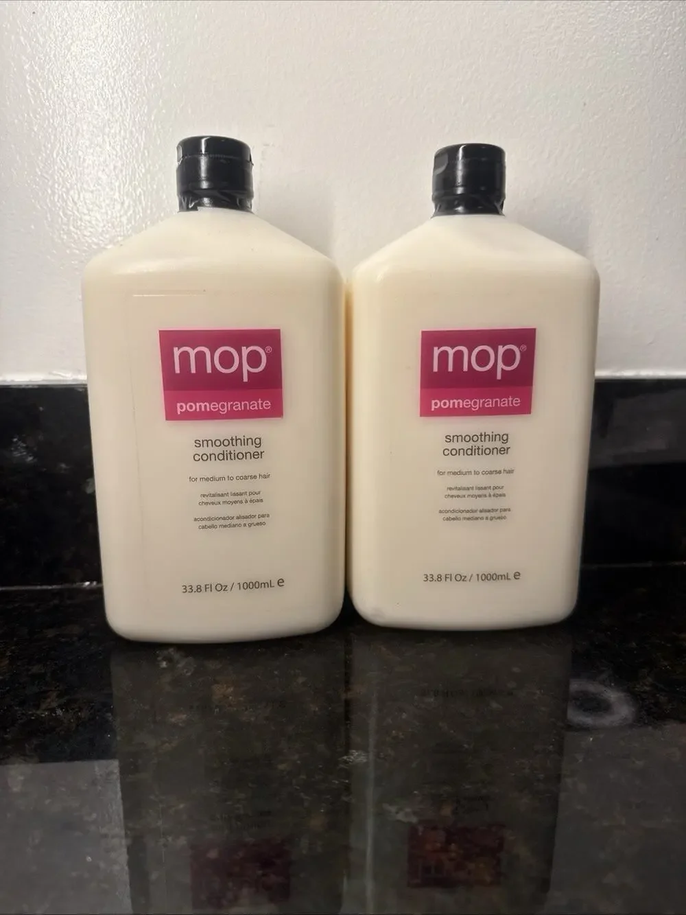 Mop Pomegranate Smoothing Conditioner Duo Set 33.8 oz each new fresh